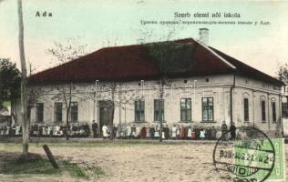 Ada, Szerb elemi női iskola / girl school (b)