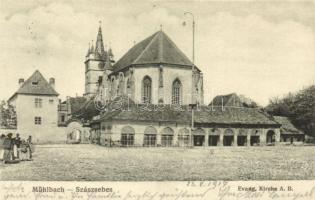Szászsebes, Mühlbach; Evangélikus templom / church
