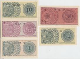Indonézia 1964. 1S + 5S + 10S (2x) + 50S T:I,I-
Indonesia 1964. 1 Sen + 5 Sen + 10 Sen (2x) + 50 Sen...