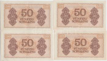 Ausztria/nemzetközi megszállás 1944. 50Sch (5x) T:I-,II,II-
Austria/allied occupation 1944. 50 Schil...