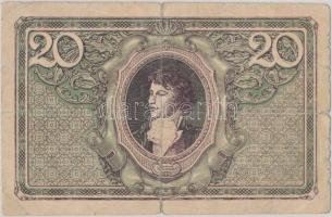 Lengyelország 1919. 20M T:III-,IV írás rajta
Poland 1919. 20 Marek C:VG,G writing on it