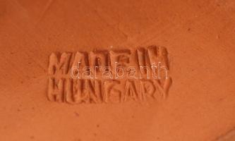 Kovács Margit (1902-1977): Esőleső. Festett mázas terrakotta, jelzett, hibátlan, m:37 cm