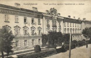 Gyulafehérvár, Tiszti pavilon egykori fejedelmi lak a várban, kiadja Weisz Bernát / castle, royal villa, officers pavilion (fl)