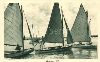 Balaton, vitorlás hajók (EB)