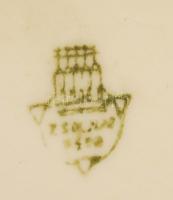 Zsolnay Ovit váza, jelzett (tervező:Török János), mázas plasztikus felülettel, hibátlan, m:28 cm