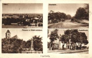 Tápiósüly, vasútállomás, tábor, utca (EK)