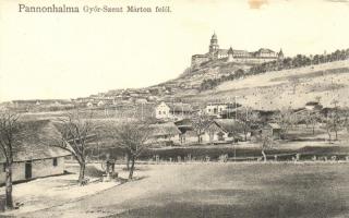 Pannonhalma, Győr-Szent Márton felől (EK)