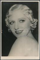 Jackie Collier táncosnő fotója. Georgis Géza Művészügynökség, Budapest. Ernest Yvonne & Marion 17,5x12cm