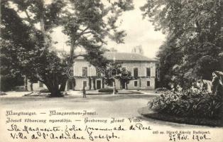 Budapest XIII. Margitsziget, József főherceg nyaralója, kiadja Divald Károly