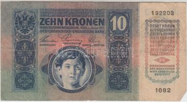 1915. 10K román felülbélyegzéssel T:III