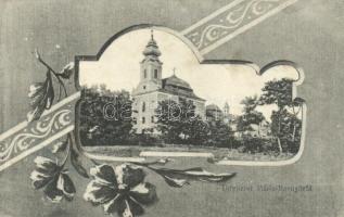 Máriabesnyő, templom, Art Nouveau floral (EK)