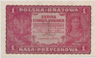 Lengyelország 1919. 1M T:II,II- Poland 1919. 1 Marka C:XF,VF