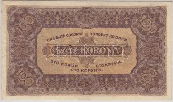 1923. 100K "Magyar Pénzjegynyomda Rt. Budapest" T:III