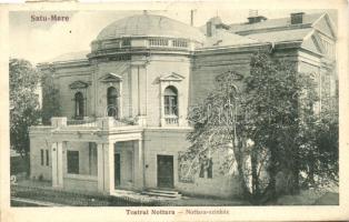 Szatmárnémeti, Nottara színház / theatre 'vissza' So. Stpl