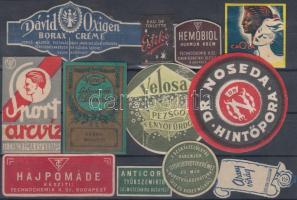 12db címke kozmetikum témában. cca1940-60