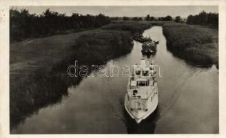 Kula, Ferencz csatorna, gőzhajó / canal, steamship
