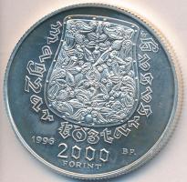 1996. 2000Ft Ag "Honfoglalás" T:BU Dísztokban, tanúsítvánnyal Adamo EM141