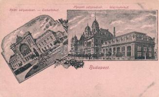 Budapest, Keleti és Nyugati pályaudvar