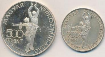 1980. 500Ft + 200Ft Ag "Téli Olimpia-Lake Placid" pár T:PP