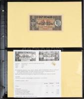 "Bankjegyek egy letűnt korszakból - A pengő korszak papírpénzei" 1P - 100.000.000BP (30xkl...