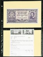 "Bankjegyek egy letűnt korszakból - A pengő korszak papírpénzei" 1P - 100.000.000BP (30xkl...