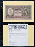 "Bankjegyek egy letűnt korszakból - A pengő korszak papírpénzei" 1P - 100.000.000BP (30xkl...