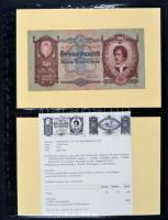 "Bankjegyek egy letűnt korszakból - A pengő korszak papírpénzei" 1P - 100.000.000BP (30xkl...