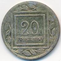 Ausztria/Freistadt hadifogolytábor 1915. 20h bronzozott fém T:2,2-
Austria/Freistadt prison camp 191...