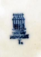 Zsolnay süni, kézzel festett, hibátlan, jelzett, m:6, h:9 cm / Zsolnay chinaware figure