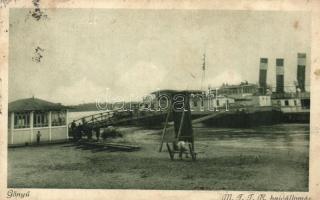 Gönyű, MFTR hajóállomás, gőzhajó (b)