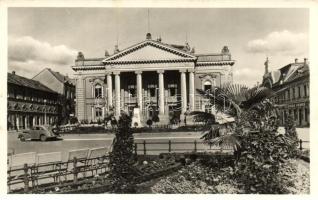 Nagyvárad, Szigligeti színház, Szantay János üzlete, autó / theatre, shop, automobile