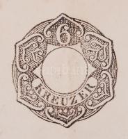 cca 1850 5 db magyar nyelvű bírósági irat 3 különböző szignettával / 5 documents with 3 different si...