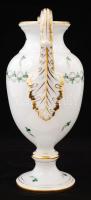 Herendi petrezselyem mintás kézzel festett amfóra, hibátlan, jelzett, m: 30 cm