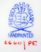 Herendi petrezselyem mintás kézzel festett amfóra, hibátlan, jelzett, m: 30 cm