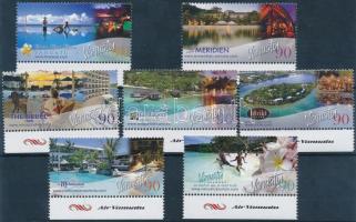 2008 Turizmus: nyaralóhelyek ívszéli sor Mi 1355-1361