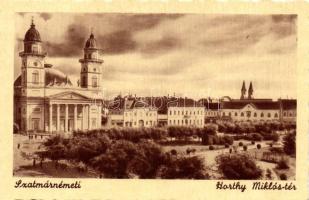 Szatmárnémeti, Horthy Miklós tér / square