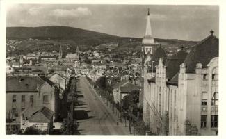 Pécs, Ferenc József út, templom, hentes üzlet