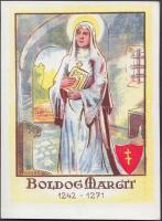 cca 1930 Magyar szentek, 12db, ismertető képekkel. eredeti csomagolásban.