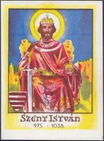 cca 1930 Magyar szentek, 12db, ismertető képekkel. eredeti csomagolásban