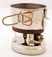 Hordozható orvosi sterilizátor a századfordulóról, jelzett