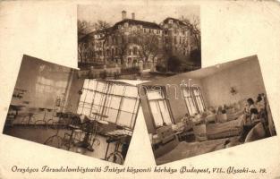 Budapest XIV. Országos Társadalombiztosító Intézet Központi kórháza; Uzsoki utca 19., kórtermek belső (EK)