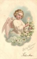 Christmas, angel litho (EK)