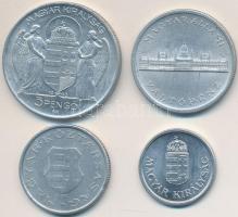 1941-1944. 1P Al (3xklf) + 1941-1943. 2P Al (3x) + 1943. 5P Al + 1945. 5P Al + 1946. 2Ft Al T:2,2-,3