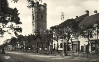 Debrecen, Ferencz József út, Református kistemplom, gyógyszertár, Stern Friczi kalapszalonja