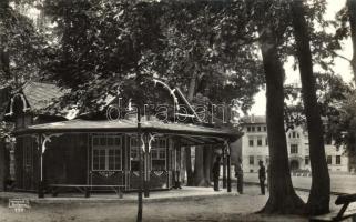 Nyíregyháza, Sóstó gyógyfürdő, kisvasút állomás, Fábián Pál kiadása