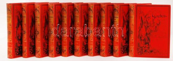 Vas Gereben munkáinak együttes kiadása. Sajtó alá rendezte Dr. Váli Béla és Dr. Sziklay János. Gyulai László rajzaival 10 kötetben. Budapest, Méhner Vilmos. Kiadói aranyozott gerincű egészvászon kötés, festett lapszélek, illusztrált, jó állapotban.