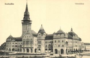 Szabadka, Városháza, Taussig Vilmos üzlete / town hall, shop