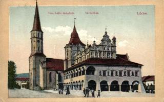 Lőcse, Római katolikus templom, Városháza / Roman catholic church, town hall