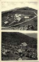 Körösmezö-Tiszaborkút, Menculi állami tejüzemek, ünnepség a Wegerova-háznál / state dairies, celebration