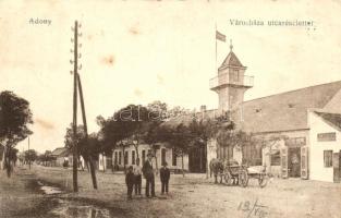 Adony városháza, üzlet